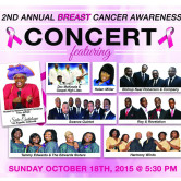 2nd Annual Breast Cancer Awareness Concert